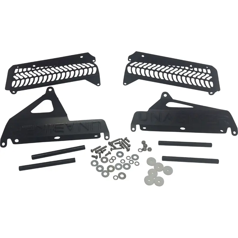 UNABIKER RADIATOR GUARD YAMAHA BLACK YWR45016-K