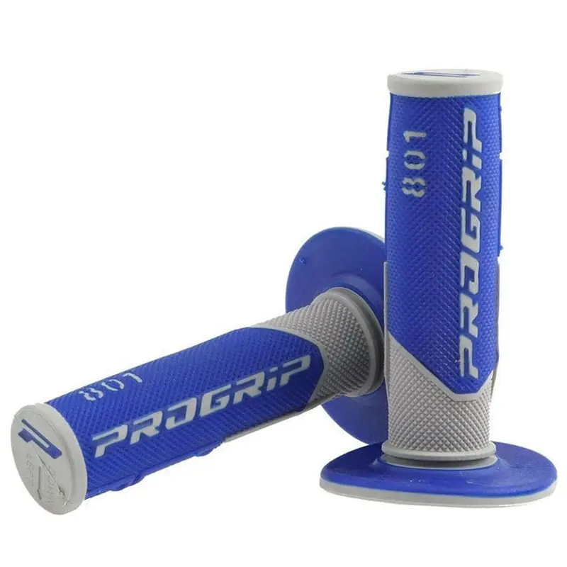 Grey/Blue Double Density Grips 1/2 Waffle 115mm Progrip (PG801GL)