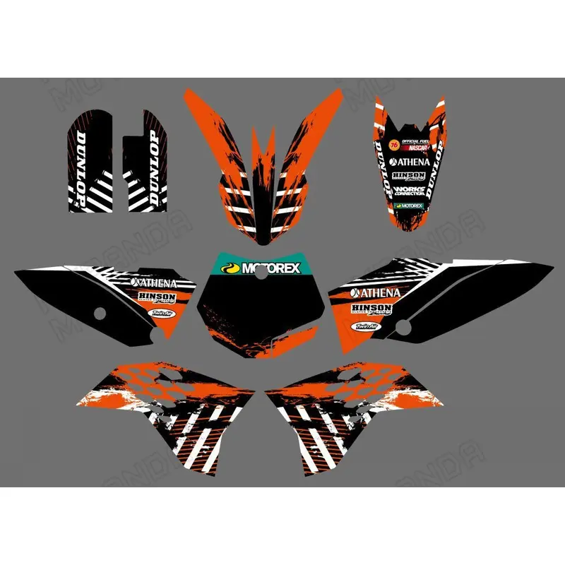 Team Graphics Deacls Stickers For KTM SX65 2009-2015