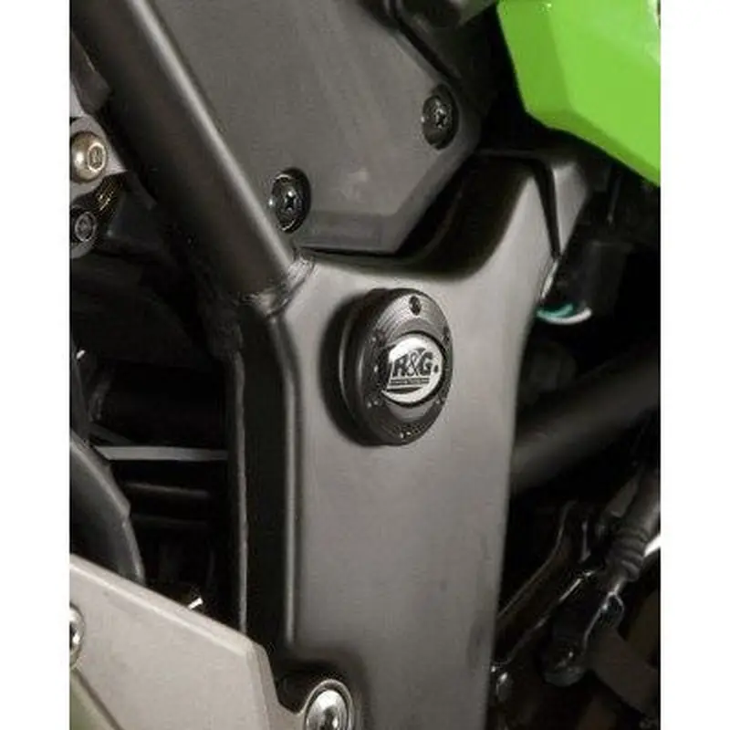 R&G Racing Black Upper Frame Plug For 2008-2017 Kawasaki Ninja 250