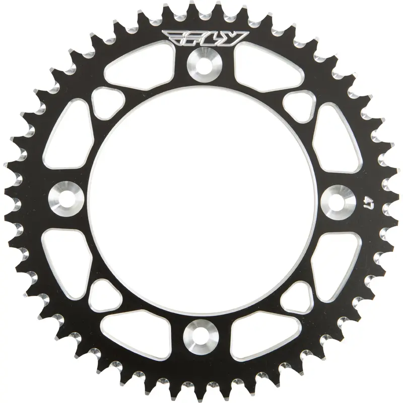 FLY RACING SPROCKET REAR 47T BLACK 314-47 BLK
