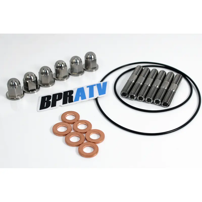 Yamaha YZ250 YZ 250 Head Studs Kit TITANIUM Stud Bolt & Acorn Nut 90116-08394-00