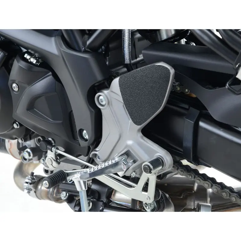 R&G Racing Black Boot Guard Kit For 2016-2018 Suzuki SV650 Unfaired