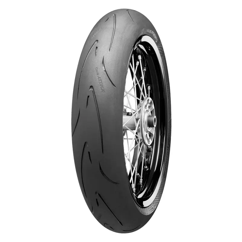 **120/70-17 R 58H ContiAttackSM EVO Tyre TL Front Continental (C1712070SMEVO)