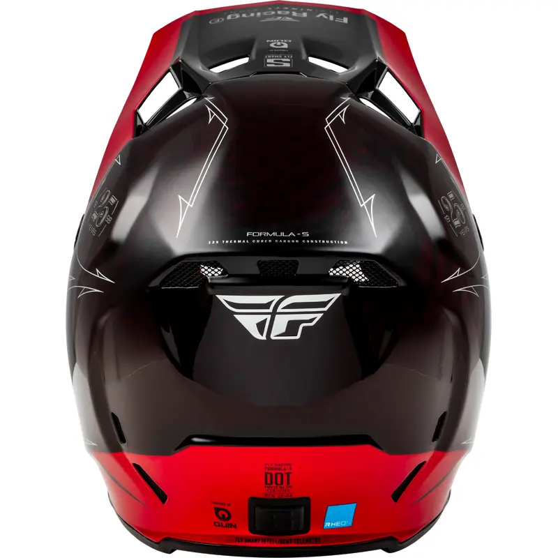 Formula S Carbon Legacy Helmet Red Carbon/Black Xs