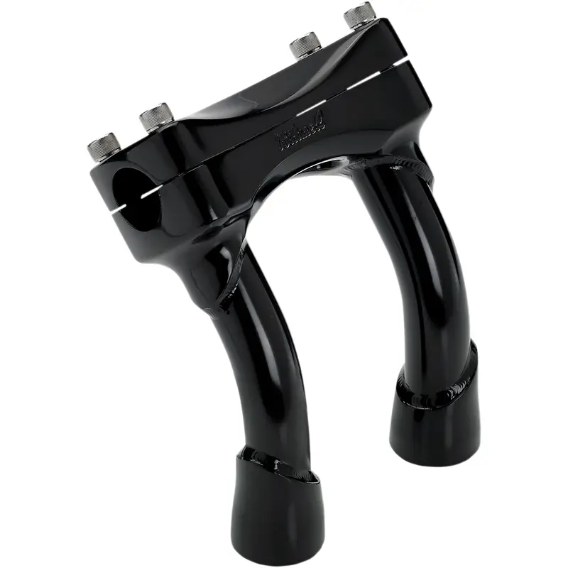 BILTWELL Murdock Handlebar Risers - Pullback - 6" - Black 6404-201-06