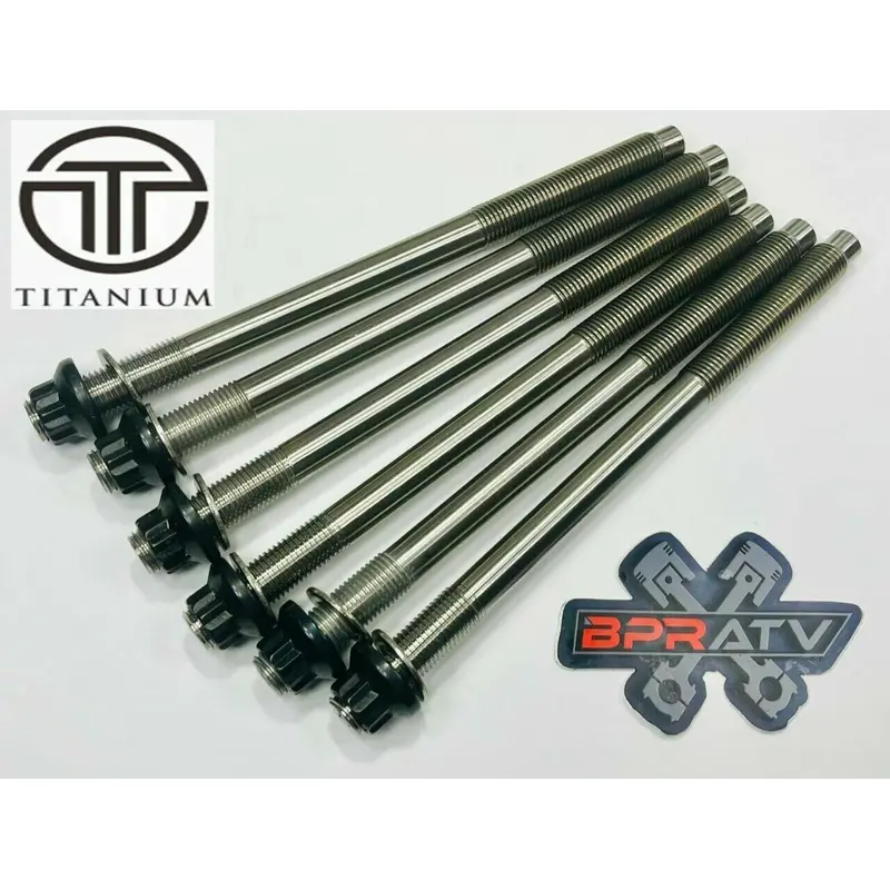 18+ RZR XP Turbo S S4 Maxlock TITANIUM Stud Kit Ti Strongest Cylinder Head Studs