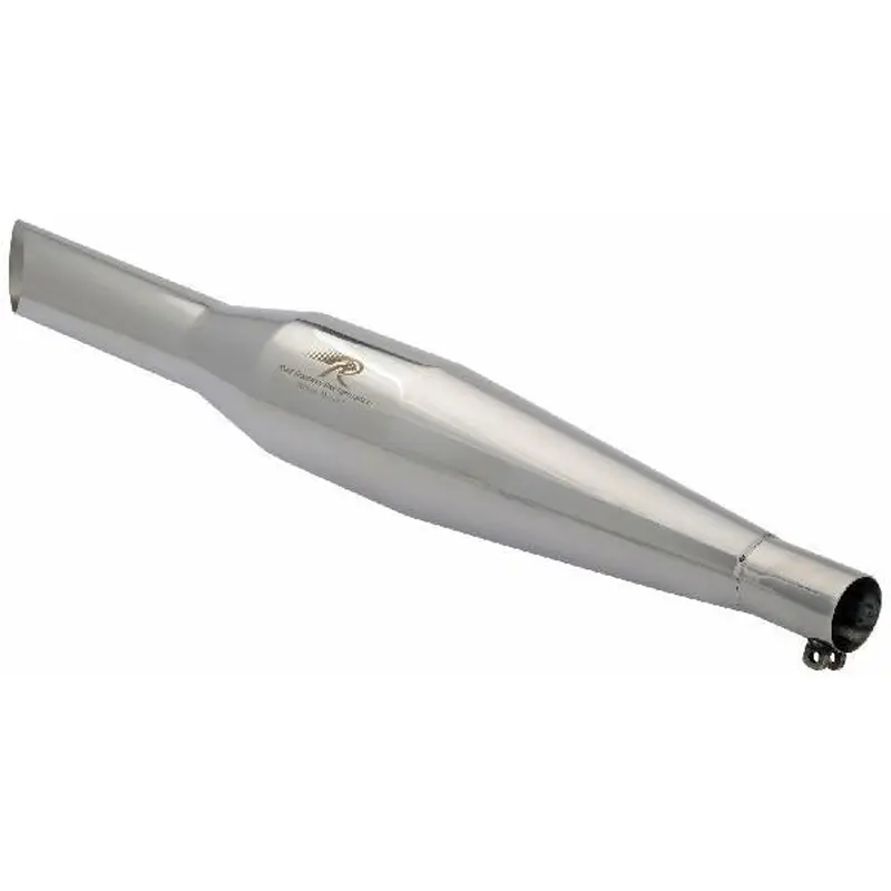 Royal Enfield  Standard Red Rooster Performance Polished Unibody Rumbler Exhaust