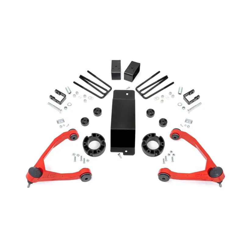 3.5 Inch Lift Kit | Mag-ride | Alu/Cast Steel | GMC Sierra 1500 Denali (14-16) | 18901RED