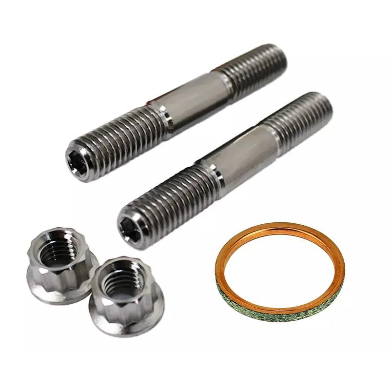 04-21 Honda CRF250R CRF 250R Titanium Head Exhaust Studs Nuts Bolt Gasket Kit