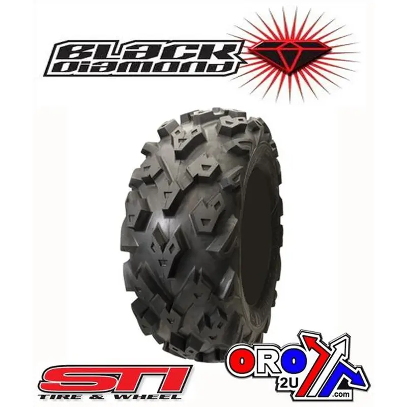 25x8.00R-12 STI BLACK DIAMOND, XTR ATV TYRE 6-PLY RADIAL, STBD1256