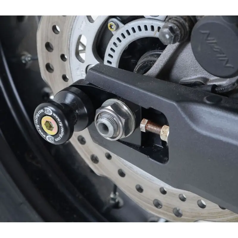 R&G Racing Black Cotton Reels Offset For 2014-2019 Honda CB650F