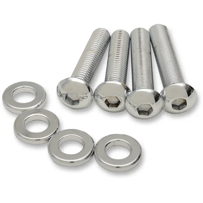 DRAG SPECIALTIES Shock Mount Kit - Chrome MKDR8