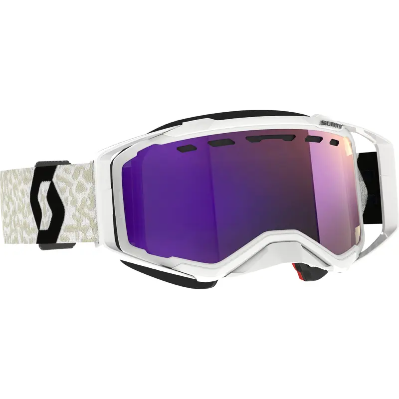 Prospect Snwcrss Goggle Wht/Blk Enhncr Purple Chrome
