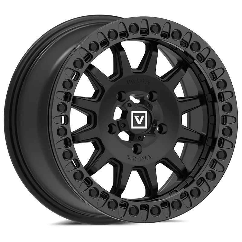 V09 BEADLOCK FLOW FORM 15X7 +40 5X114.3 SATIN BLACK