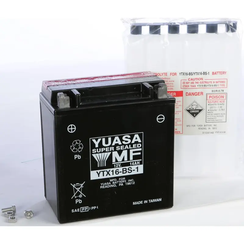 Yuasa Battery Ytx16 Bs 1 Maintenance Free