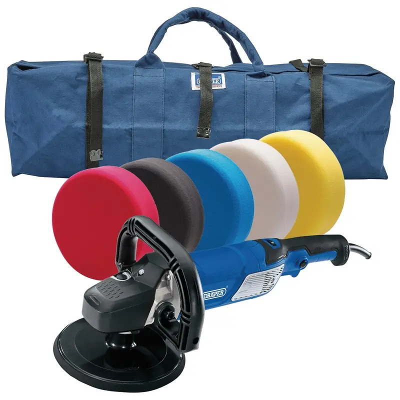 Draper Dual Function Polisher Kit, 180mm - PTKDTK1