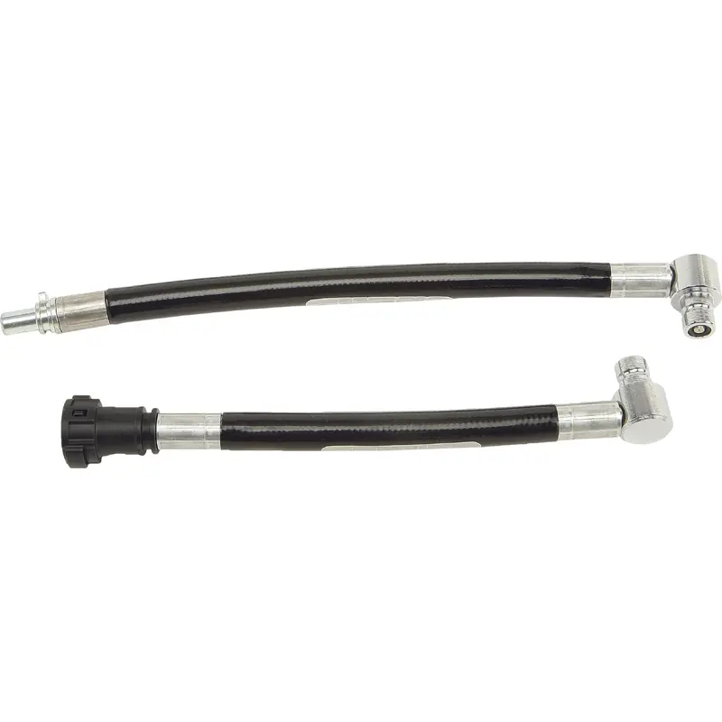 GOODRIDGE EFI LINE BLACK COATED FLH 02-06 FXD 04-15 SFTL 01-15 HDFL-001EFI/BK