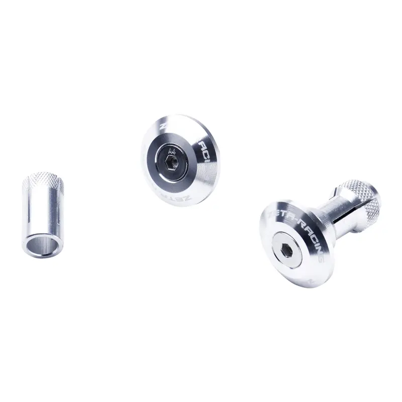 Zeta Bar End Plug Swivel 29mm 2pcs - Silver