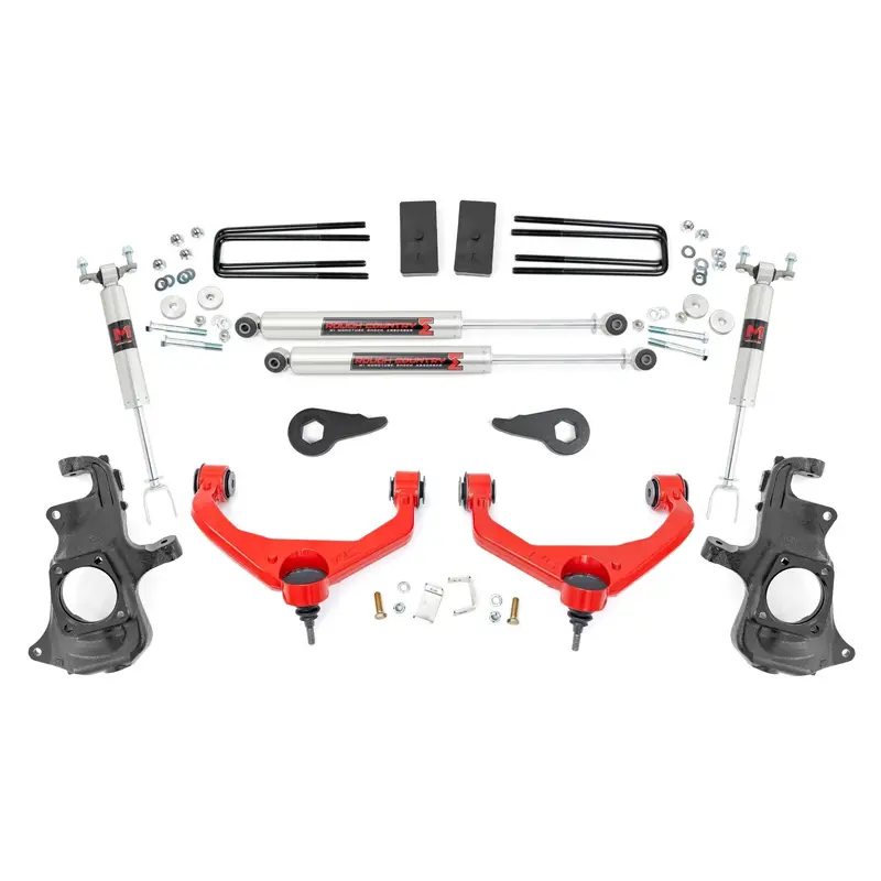 3.5 Inch Knuckle Lift Kit | M1 | w/ Overloads | Chevy/GMC 2500HD/3500HD (11-19) | 97640RED
