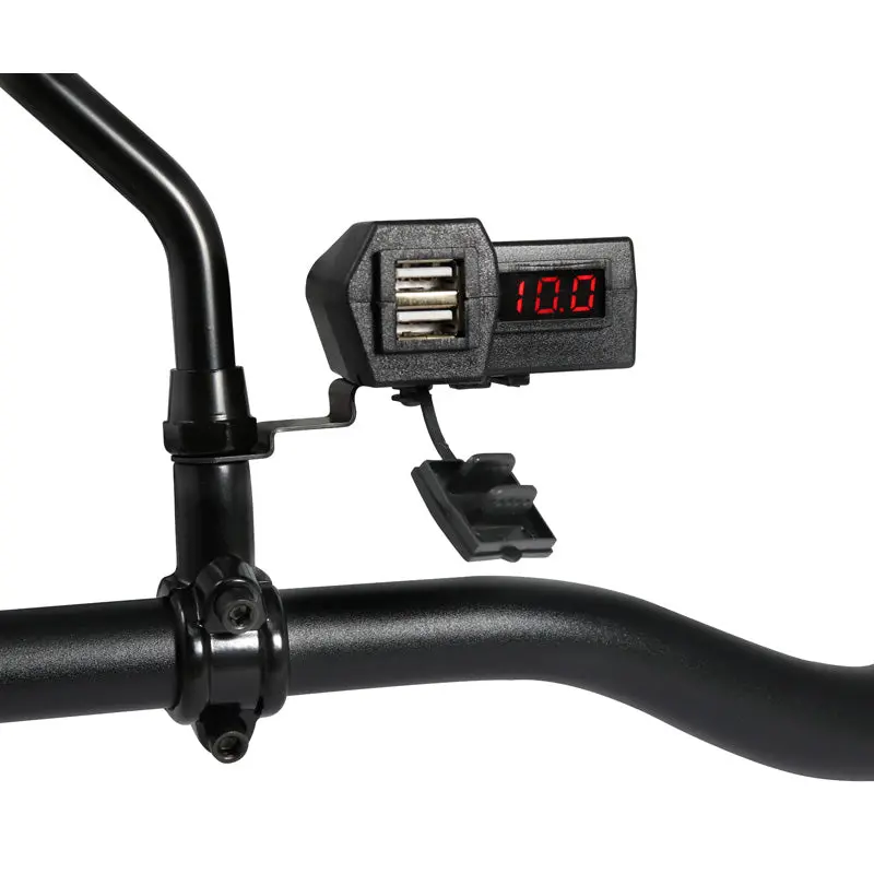 USB Charger 2x 3.1a & Voltmeter (w/on-off Switch)
