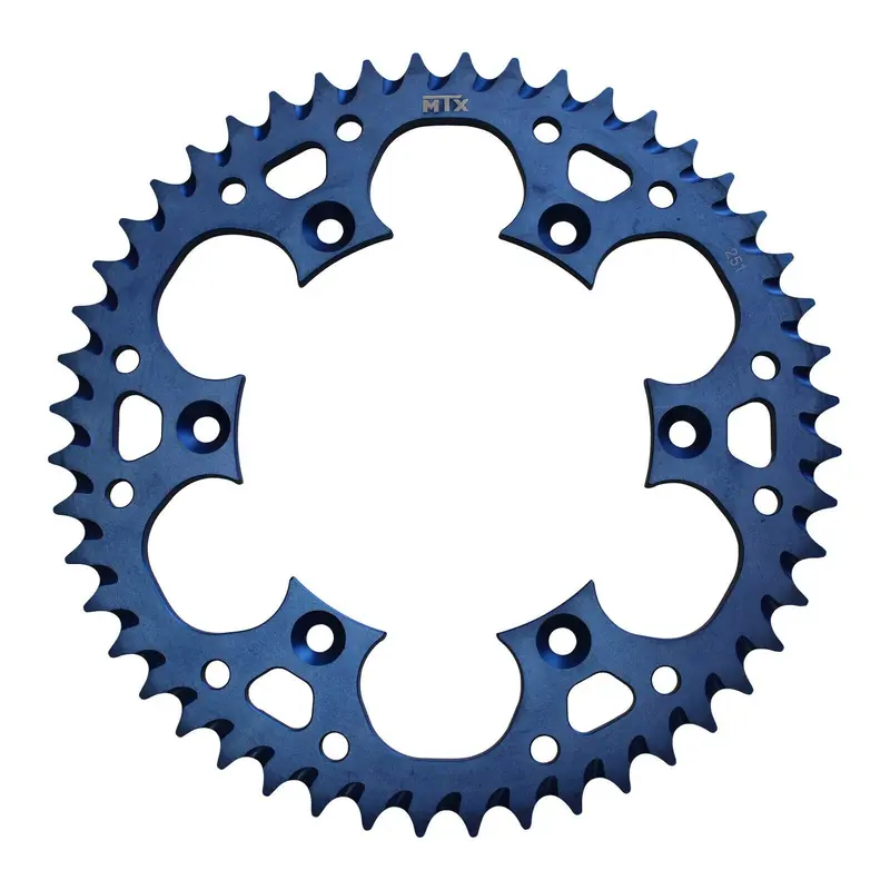 SPKT REAR ALLOY MTX ZERO BLU 251 50T #520
