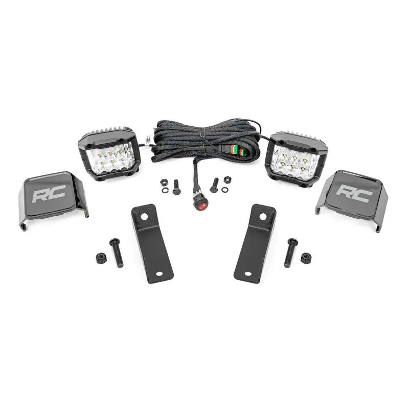 LED Light Kit | Rear Mount | 2" Chrome Pair | Wide Angle | Can-Am Maverick Sport 1000R  | 97083