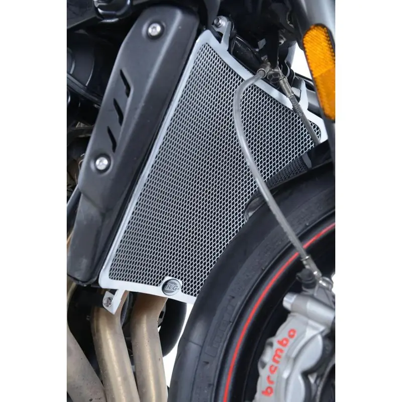 R&G Racing Black Aluminum Radiator Guard RAD0219BK