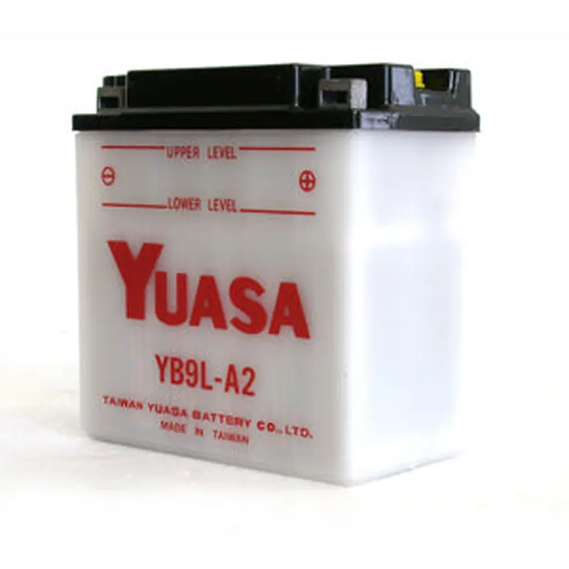 YB9L-A2 DG Battery with 0.6ltr acid pack Yuasa. Alt: CYG9LB (YB9LA2PK)