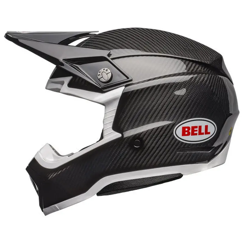 Bell MOTO-10 SPHERICAL Gloss Black/White