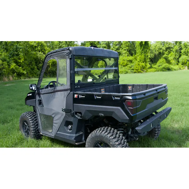 Seizmik 13+ Polaris Ranger 900/1000 XP/Crew Rear Windshield Folding Poly Carb