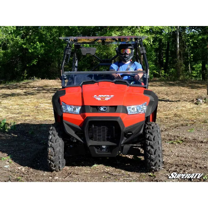 Kymco UXV 450 Scratch Resistant Flip Windshield