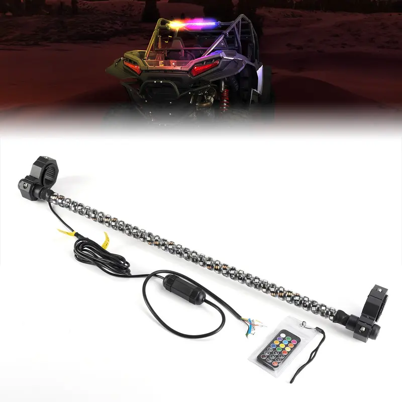 30" LED Chase Light Bar fit 1.5 Roll Cage for Polaris RZR, Can-Am Maverick X3