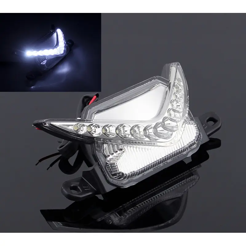 LED Rear Night Running lights For Honda CBR600RR 2007-2012 Clear