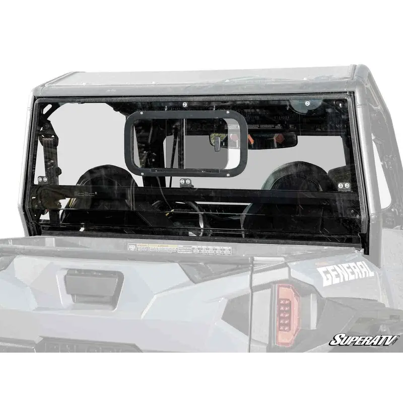 Polaris General 1000 Sliding Rear Windshield