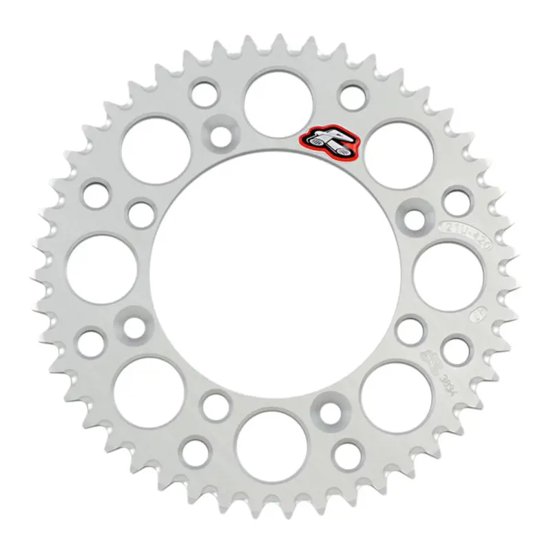 Renthal Sprocket Rear Silver 49T Alloy 7075 T6 Grooved