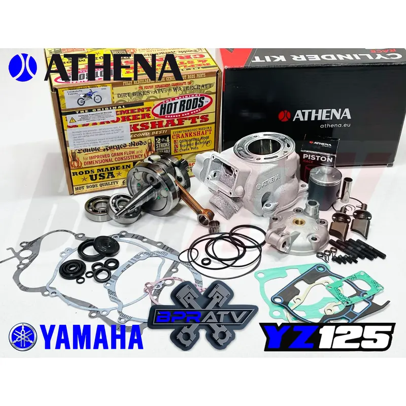 02-04 Yamaha YZ 125 58mm 144cc Athena Big Bore Cylinder Crank Motor Rebuild Kit