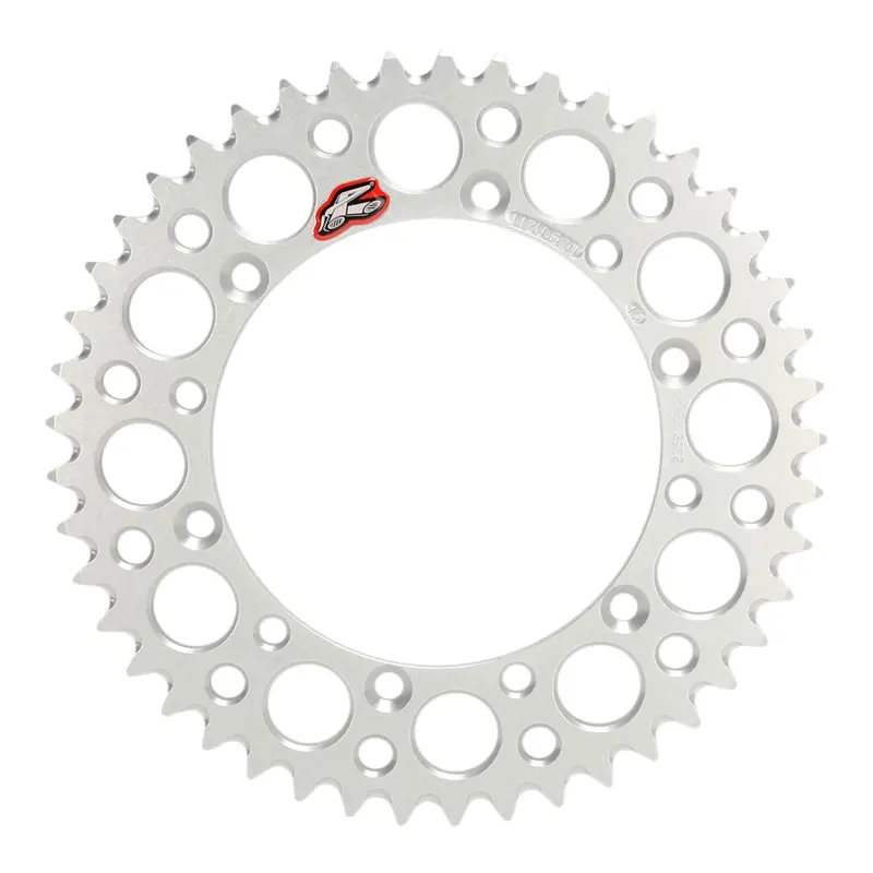 Renthal Sprocket Rear Silver 46T Alloy 7075 T6 Grooved