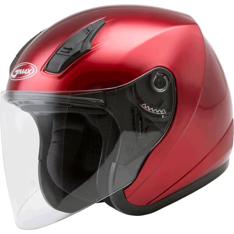 GMAX OF-17 Open Face Helmet Candy Red - G317098N