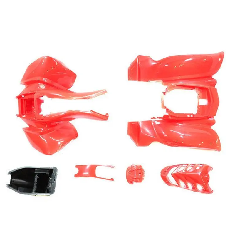 ATV Body Fender Kit - 6 piece - Red - VX Style