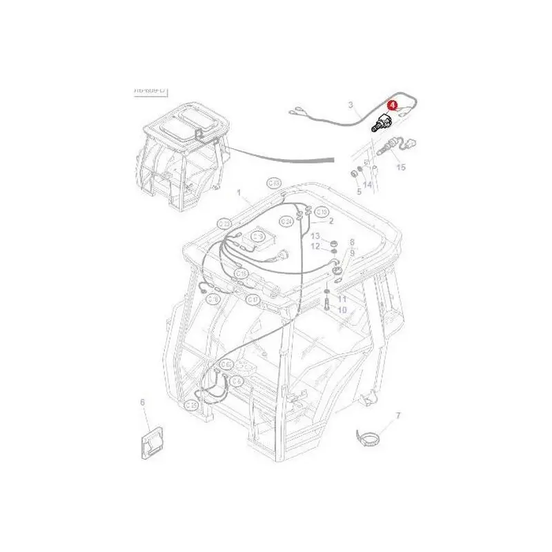 Massey Ferguson - Switch Indirect - 3909718M1