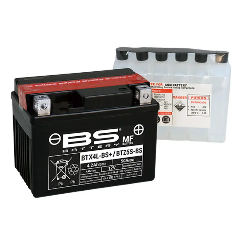BS BATTERY Battery - BTZ5S-BS / BTX4L-BS (YTZ / YTX) 300617