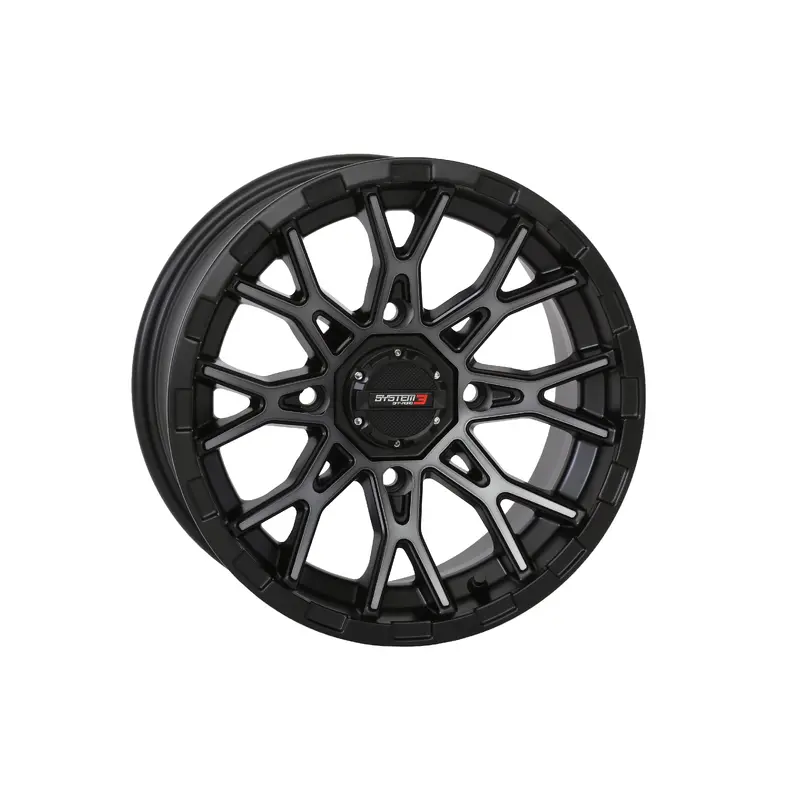 ST6 WHEEL 14X7 4+3 (+10MM) 4/156 MATTE DARK TINT