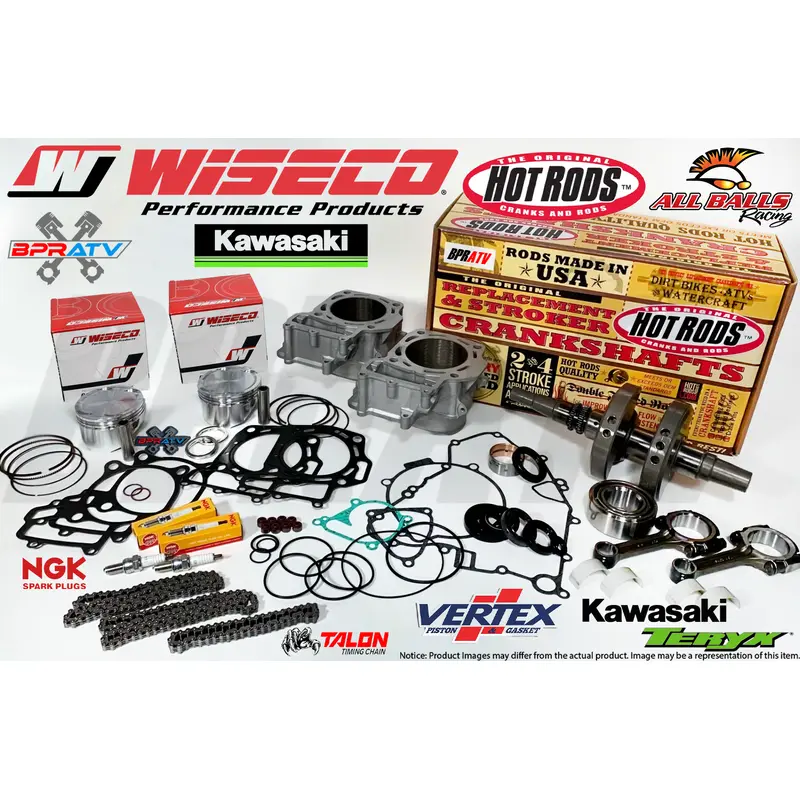 08-11 Kawasaki Teryx 750 Hotrods Crank Cylinder Piston Rods Complete Rebuild Kit