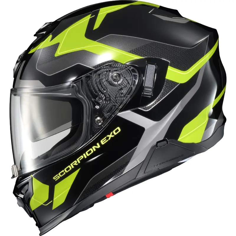 Exo T520 Full Face Helmet Zuse Black/Hi Viz Md