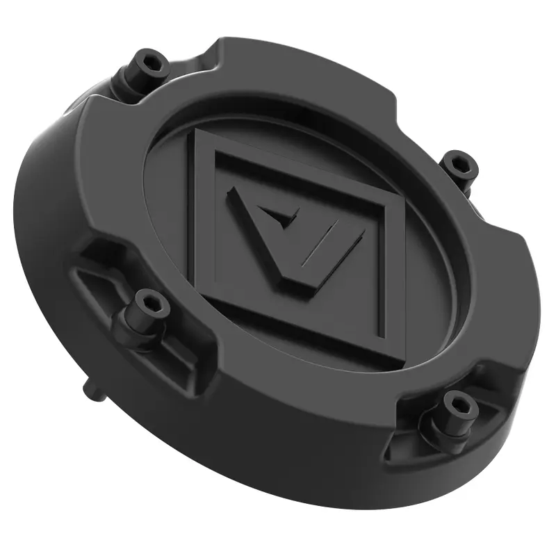 CAP1 WITH BLACK V LOGO 15MM SATIN BLACK