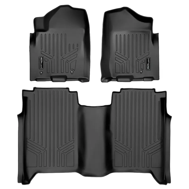 SMARTLINER Custom Fit Floor Liners For 2008-2015 Nissan Titan Crew Cab