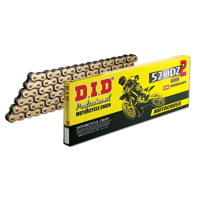 520DZ2 x 110RB G&B solid bush chain w/ RJ clip link DID (520DZ110G)