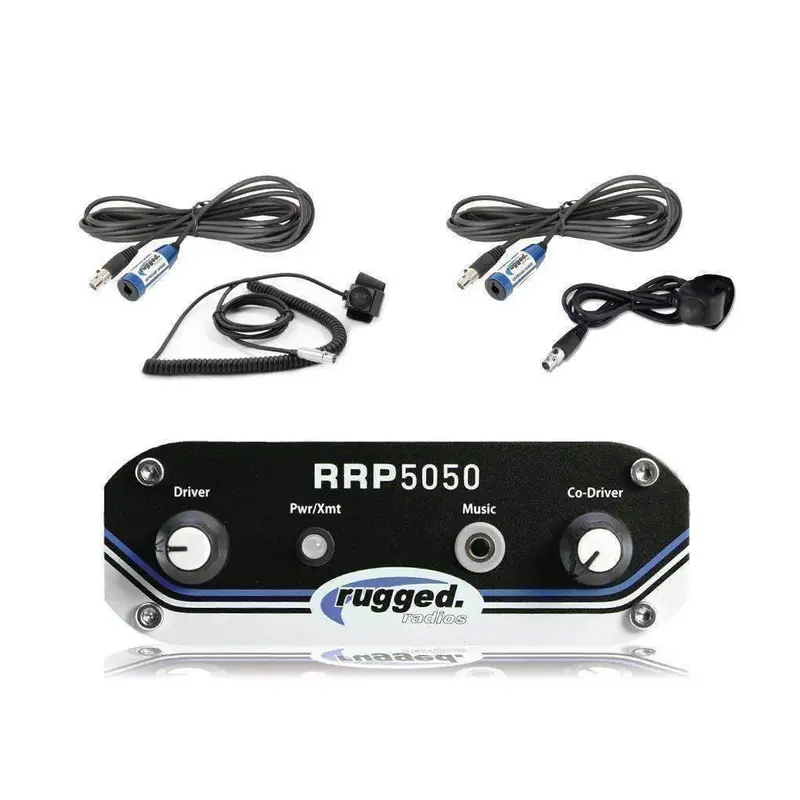 Rugged Radios RRP5050 2 Person Race Intercom Kit 5050-2P-RACE