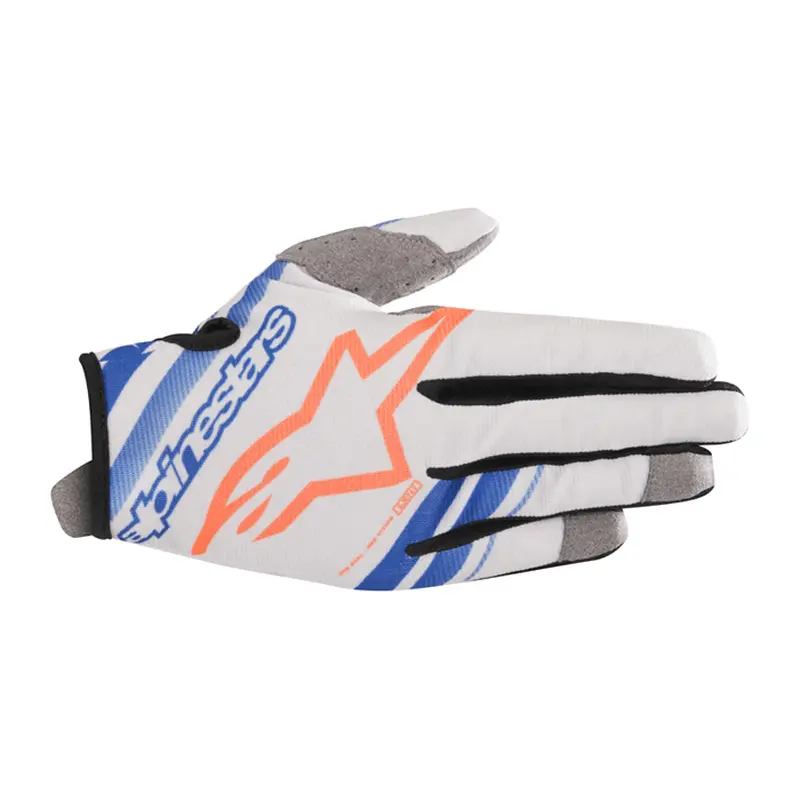 Alpinestar Radar Mx Glove cool Grey Blue Orange fluro